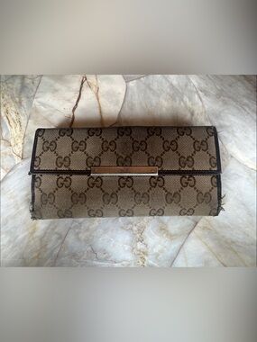 Gucci Continential Trademark Gucci Wallet